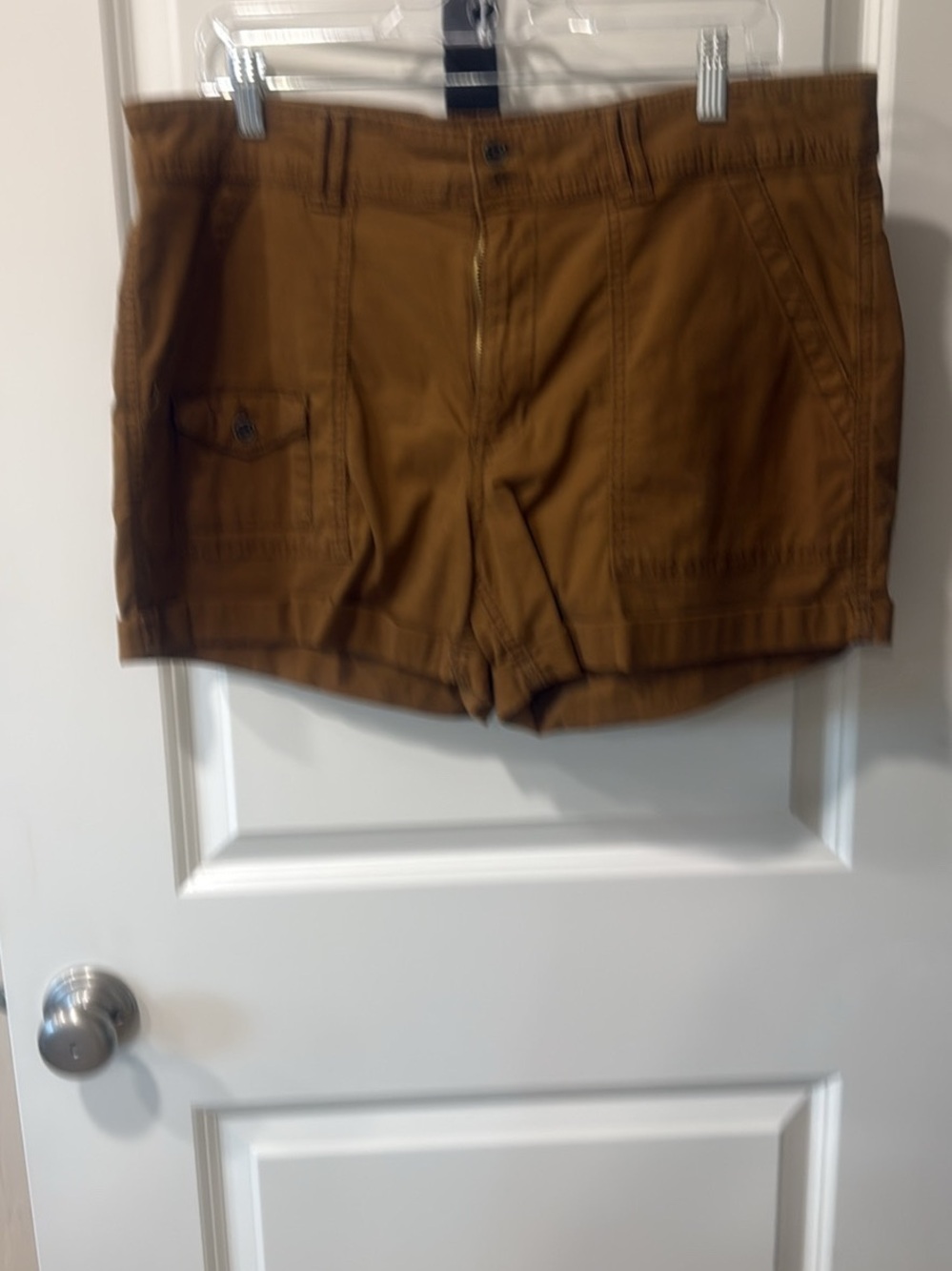 Time and Tru Women's Brown Cargo Shorts